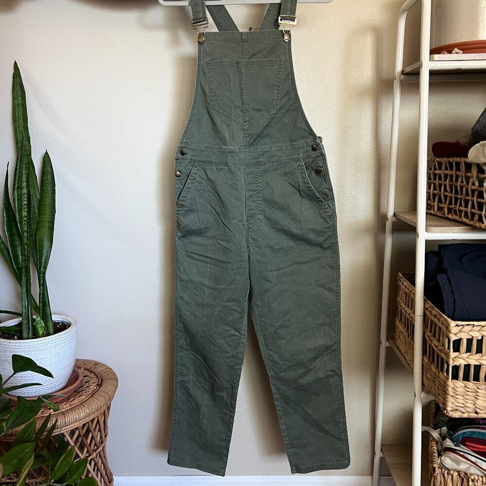 Toad & Co Juniper Utility Overall Olive Green Women's Small